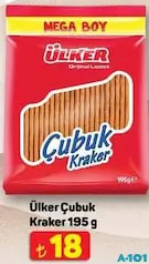 ÜLKER ÇUBUK KRAKER 195 G fiyat ve kampanya bilgisi